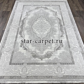 Ковер VELVET 31704A D.GREY-CREAM + овал