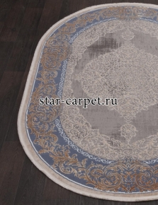 Овалный ковер QATAR 33031 - 030 BLUE (Турция) 