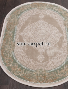 Овальный ковер QATAR 33031 - 040 GREEN (Турция) 