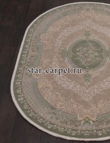 Овальный ковер QATAR 33342 - 040 GREEN (Турция) 