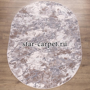 Овальный ковер W9789 L.GREY / L.BEIGE 