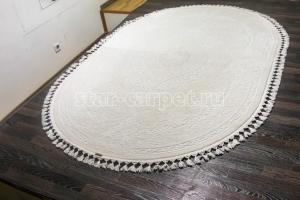 Овальный ковер 7921-WHITE / WHITE HUNKAR oval (Турция)