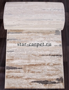 Ковровая дорожка star-p514b-m-l-beige-l-gray