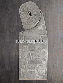 Ковровая дорожка armina-03758 цвет серый 
