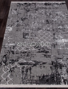 Ковер morocco-np-250-grey-black-stan