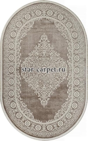 Ковер 26468A - CREAM / D.BEIGE - Овал - коллекция MARMARIS