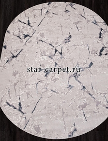 Ковер овальный  STAR P0992 - D.BLUE / D.BLUE