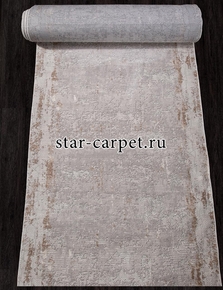 Ковровая дорожка 22400A - WHITE / GREY SHR - коллекция ALANYA
