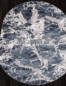 Овальный ковер STAR P0991 - D.BLUE / D.BLUE
