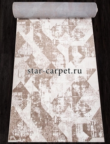 Ковровая дорожка Valentino 1253C - VIZON SHRINK / BEIGE HEATSET 