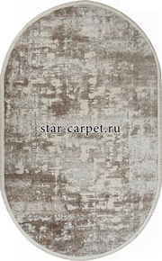 Ковер 26941A - GRY / D.BEIGE - Овал - коллекция MARMARIS
