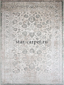 Ковер 8504A - S.WHITE / P.GREEN - Прямоугольник - коллекция LILY