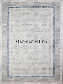 Ковер 9244B - S.L.GREY / P.D.BLUE - Прямоугольник - коллекция AMELI