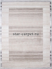 Ковер 9247A - S.BEIGE / P.WHITE - Прямоугольник - коллекция AMELI