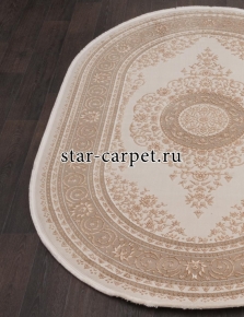 Ковер 33030 - 070 BEIGE - Овал - коллекция QATAR