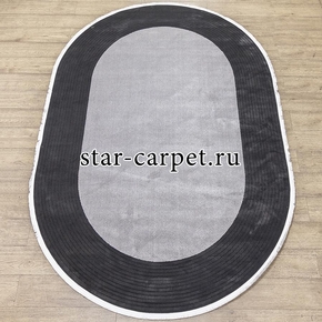 Овальный ковер Tierra 12885 цвет ANTHRACITE