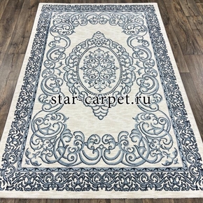 Ковер FLORIDA 5361A S.WHITE-L.BLUE