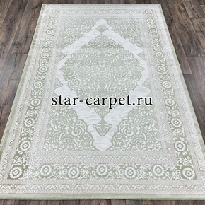 Ковер FLORIDA 6185A L.GREEN-S.WHITE