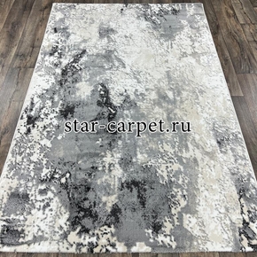 Ковер FLORIDA 8449A S.WHITE-GREY + Овал