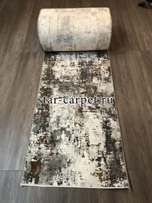 Ковровая дорожка grand-23319-975-grey-gold-r