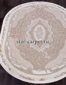 Ковер ALFANI 0T211RG - CREAM / CREAM - Овал