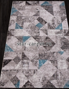 Ковер TEMPO 01459A - C.POLY GREY / L.BLUE