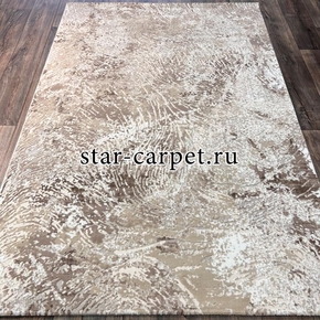 Ковер VELVET 10166A BEIGE-BEIGE + овал