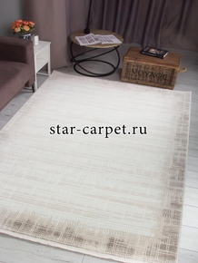 Ковер ADALIN 00020B - D.BEIGE / WHITE